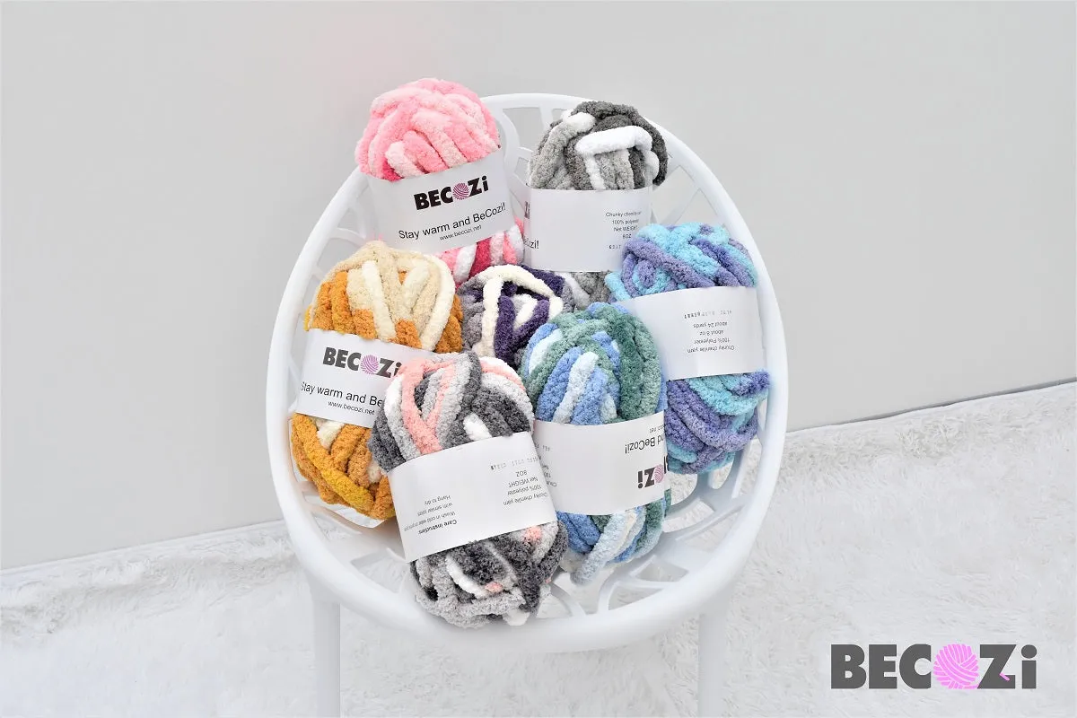BeCozi Chunky Chenille Yarn