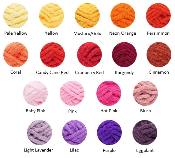 BeCozi Chunky Chenille Yarn