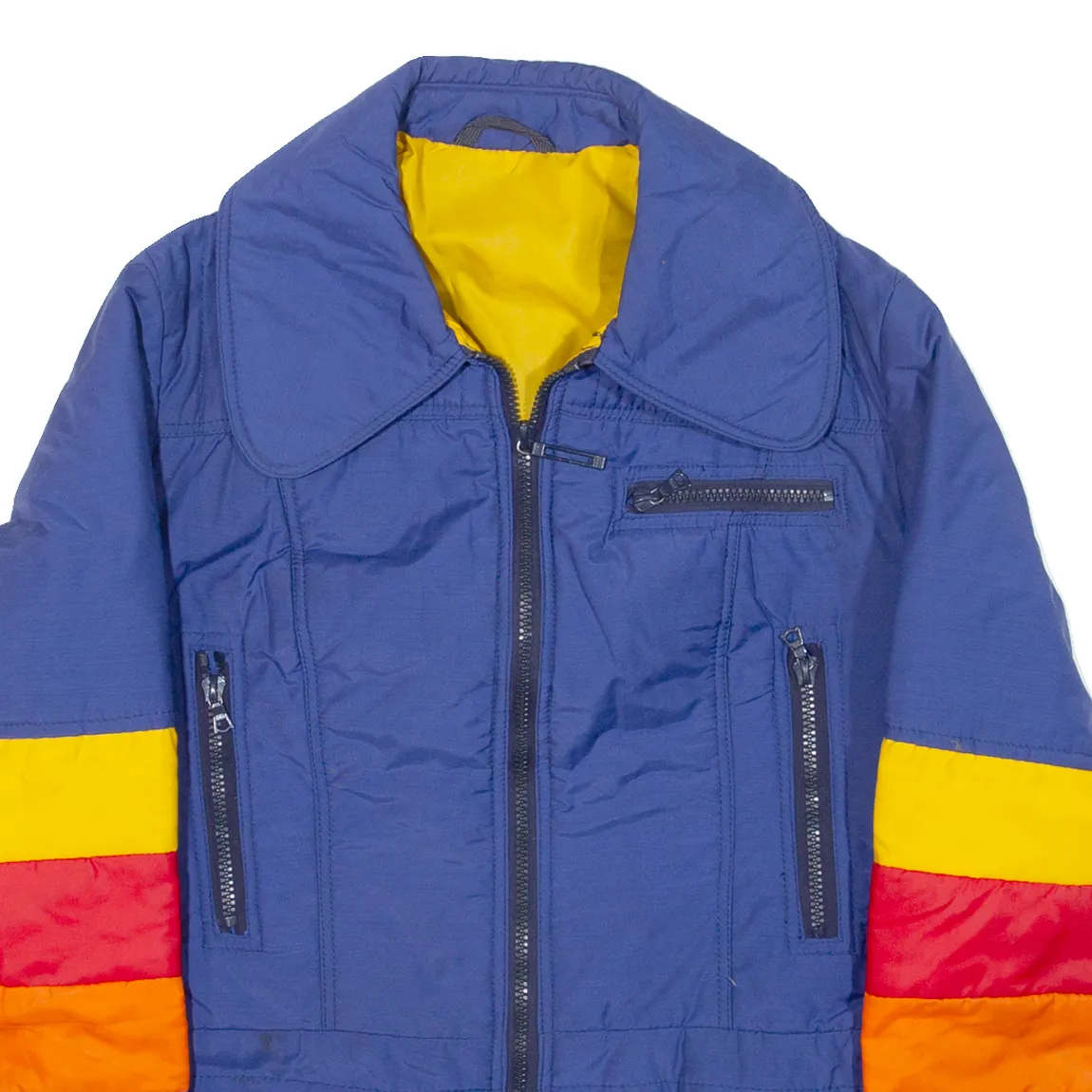 CREATION SUISSE Cropped Lightweight Insulated Womens Jacket Blue S