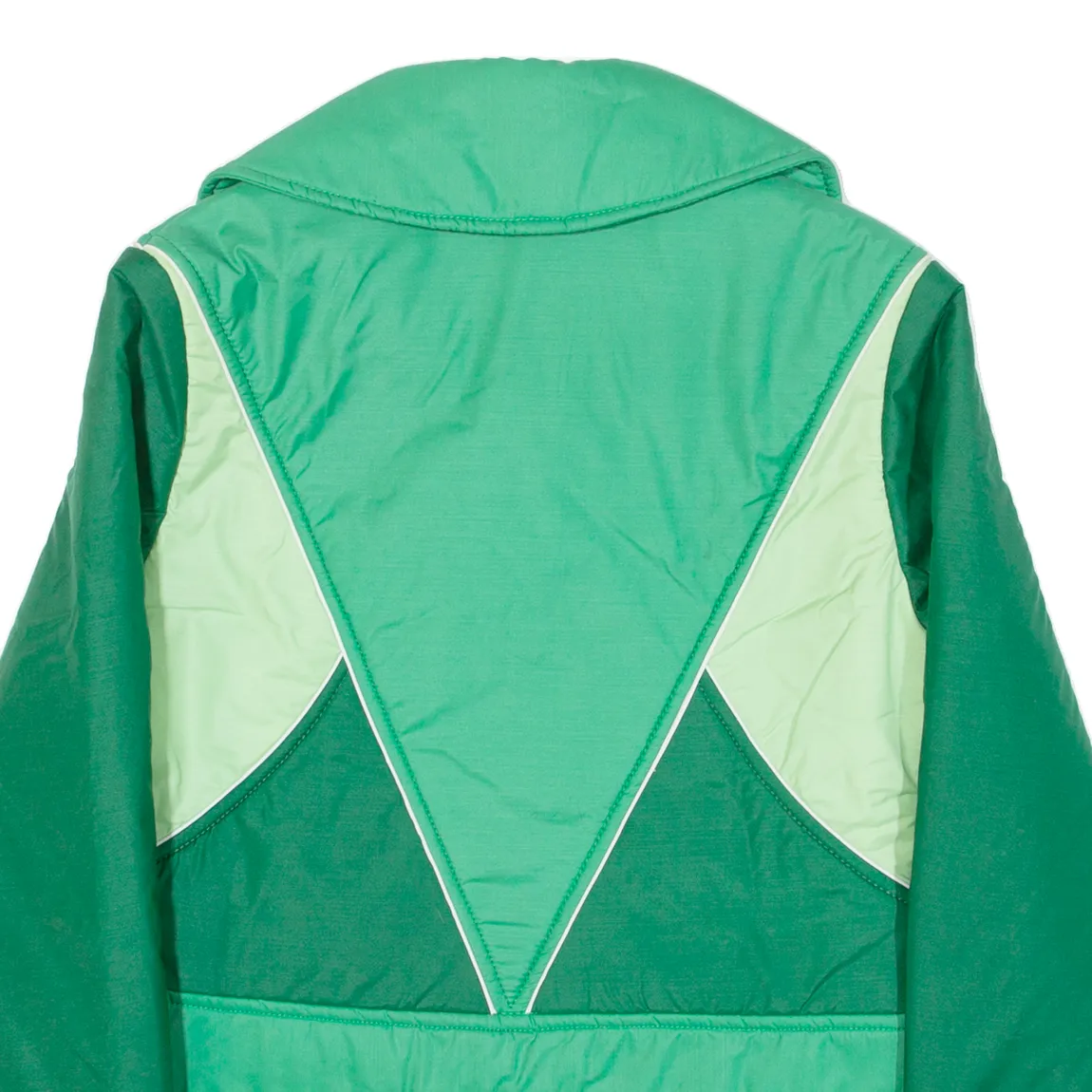 Cropped Insulated Womens Jacket Green Colourblock S