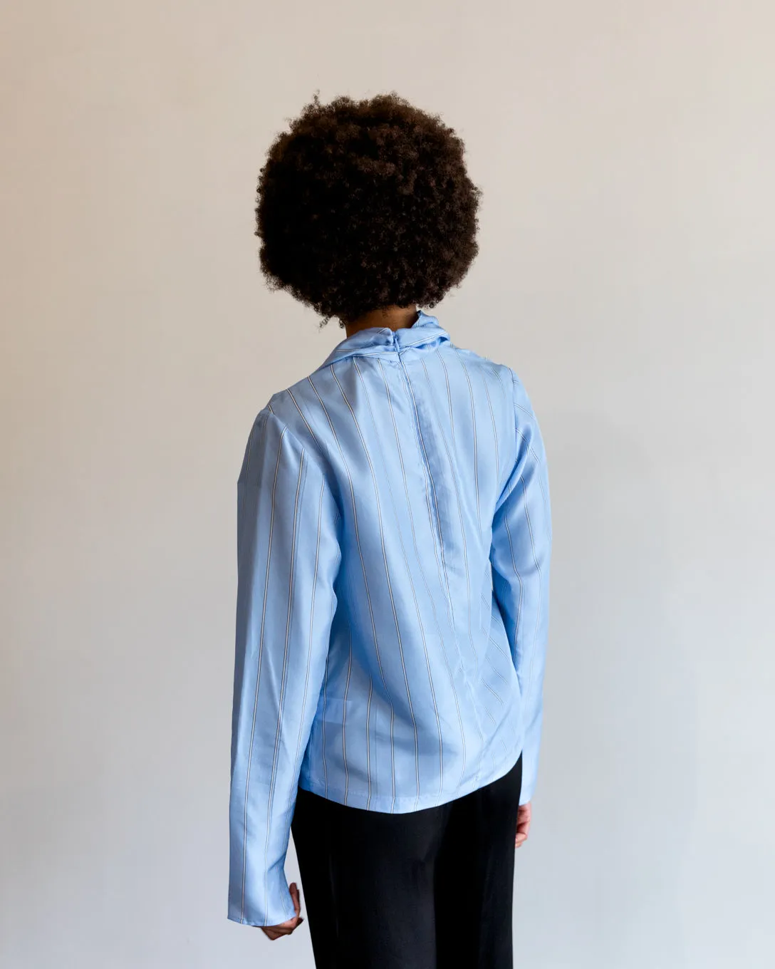 Herskind Chelsea Blouse Top in Blue Stripe
