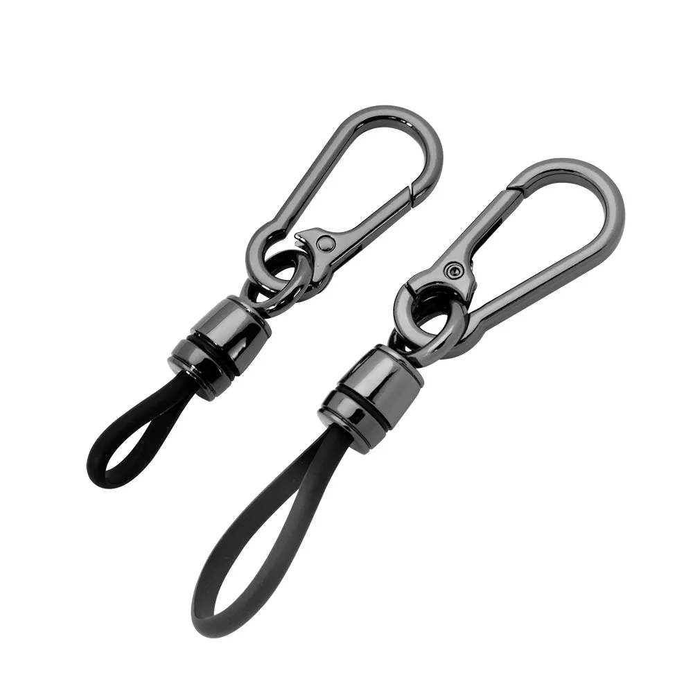 Keyzone Universal Keychain for Men and Women, Simple Key Ring Clip, Double layer buckle Car Key chain (Pack of 1)