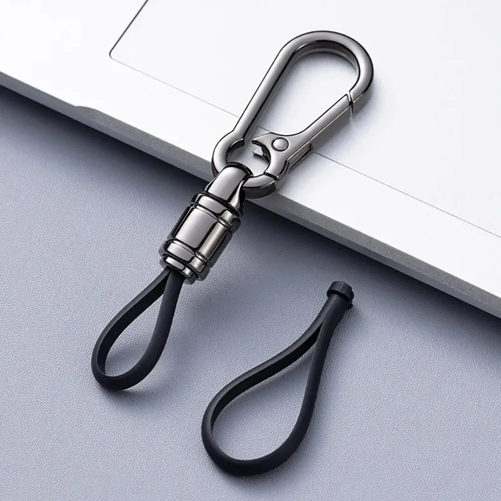 Keyzone Universal Keychain for Men and Women, Simple Key Ring Clip, Double layer buckle Car Key chain (Pack of 1)