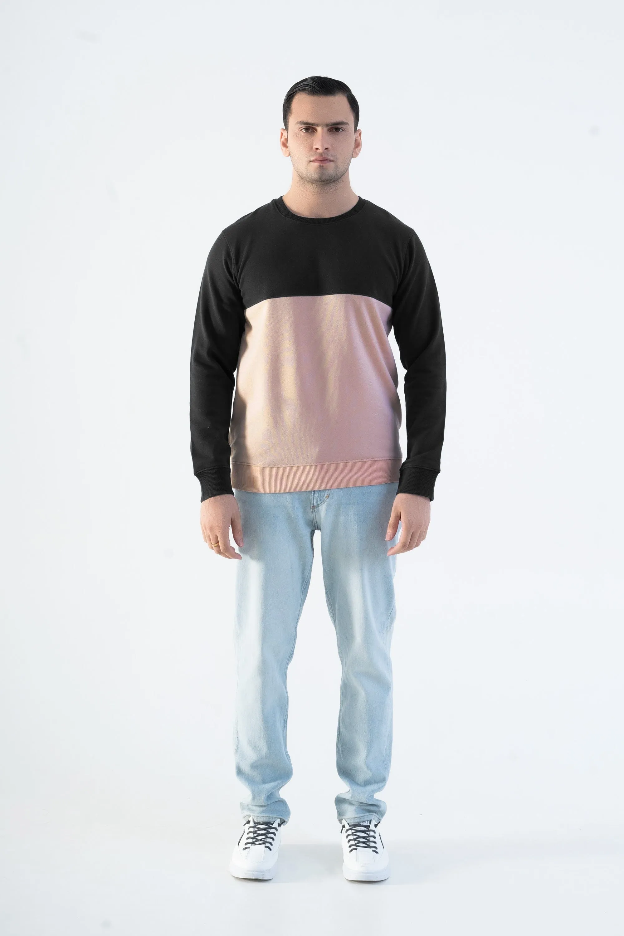 Magnet Hills Men's Colorblock Fleece Sweat Shirt