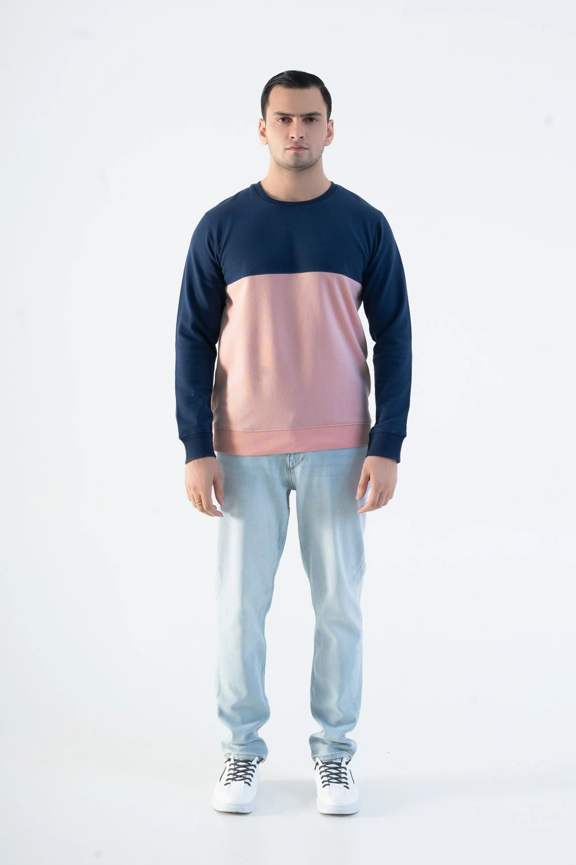 Magnet Hills Men's Colorblock Fleece Sweat Shirt