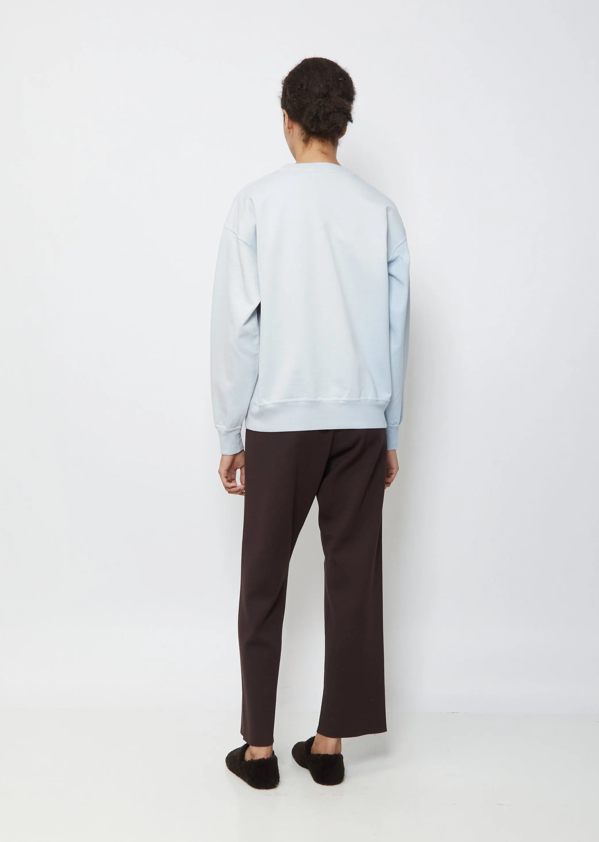 Organic Cotton Compact Sweat — Blue