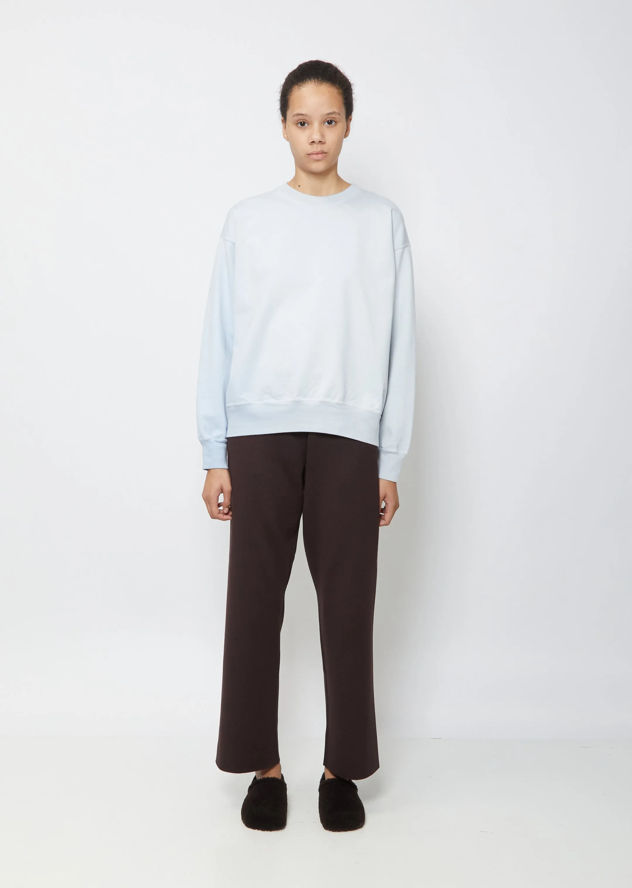 Organic Cotton Compact Sweat — Blue